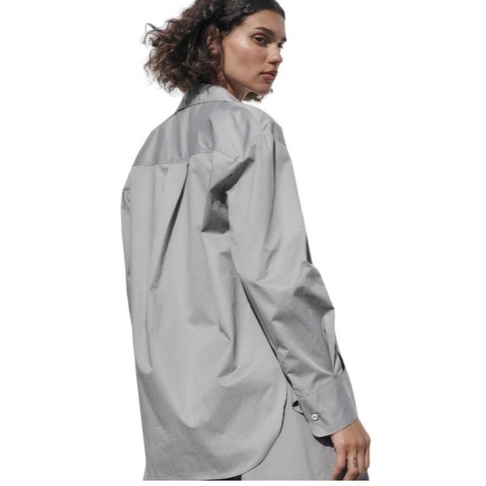 New Zara poplin shirt.